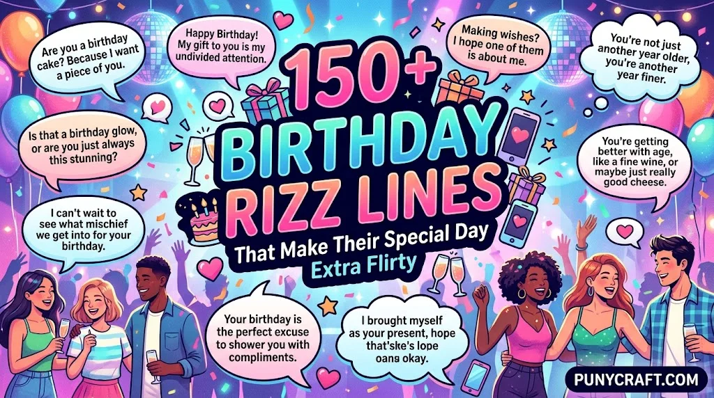 150+ Birthday Rizz Lines That Make Their Special Day Extra Flirty