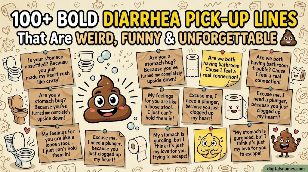 Bold Diarrhea Pick-Up Lines