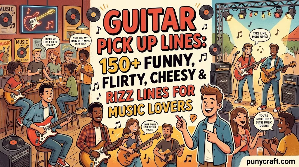 Guitar Pick Up Lines