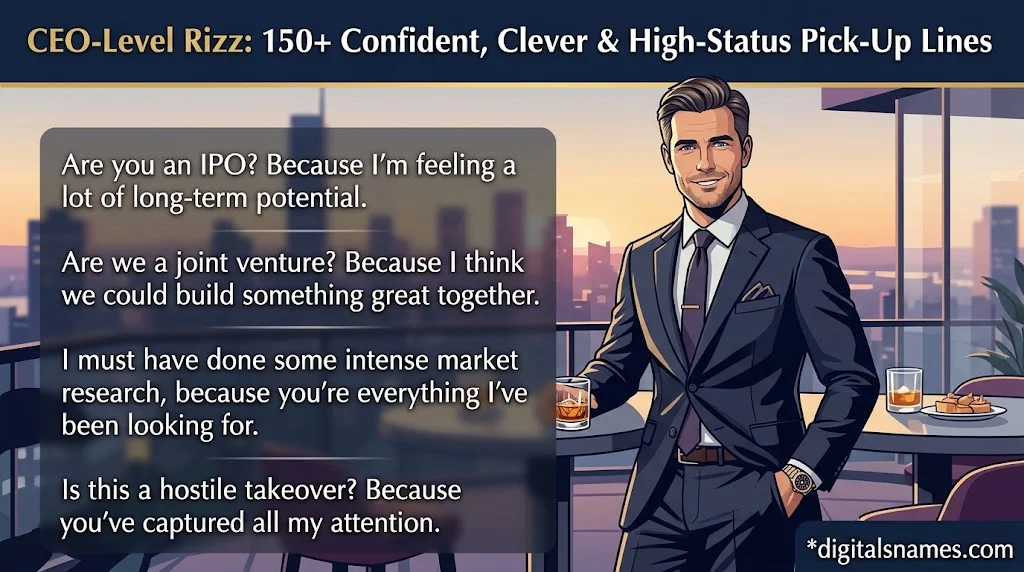 High-Status Pick-Up Lines