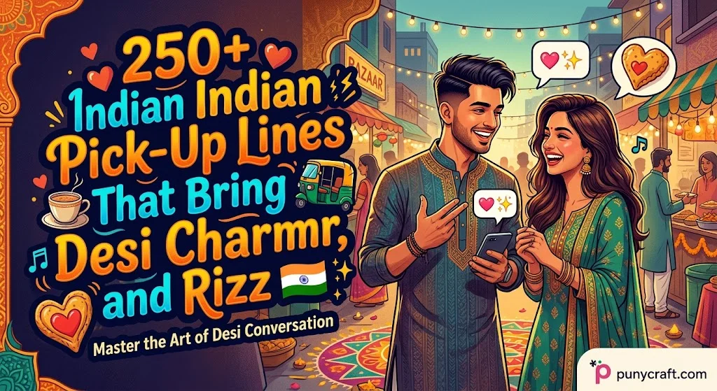 Indian Pick-Up Lines That Bring Desi Charm, Humor, and Rizz 🇮🇳