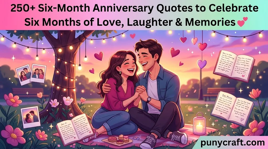 Six-Month Anniversary Quotes to Celebrate Six Months of Love, Laughter & Memories
