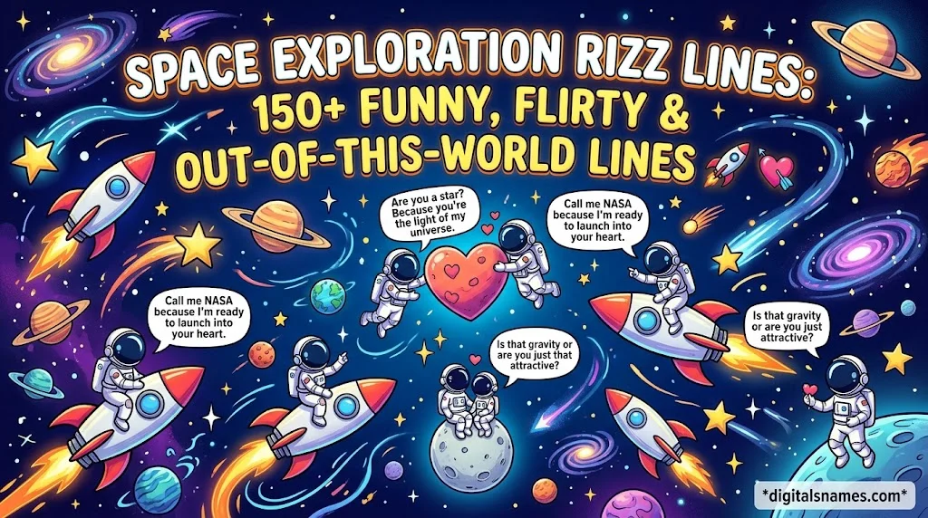 Space Exploration Rizz Lines