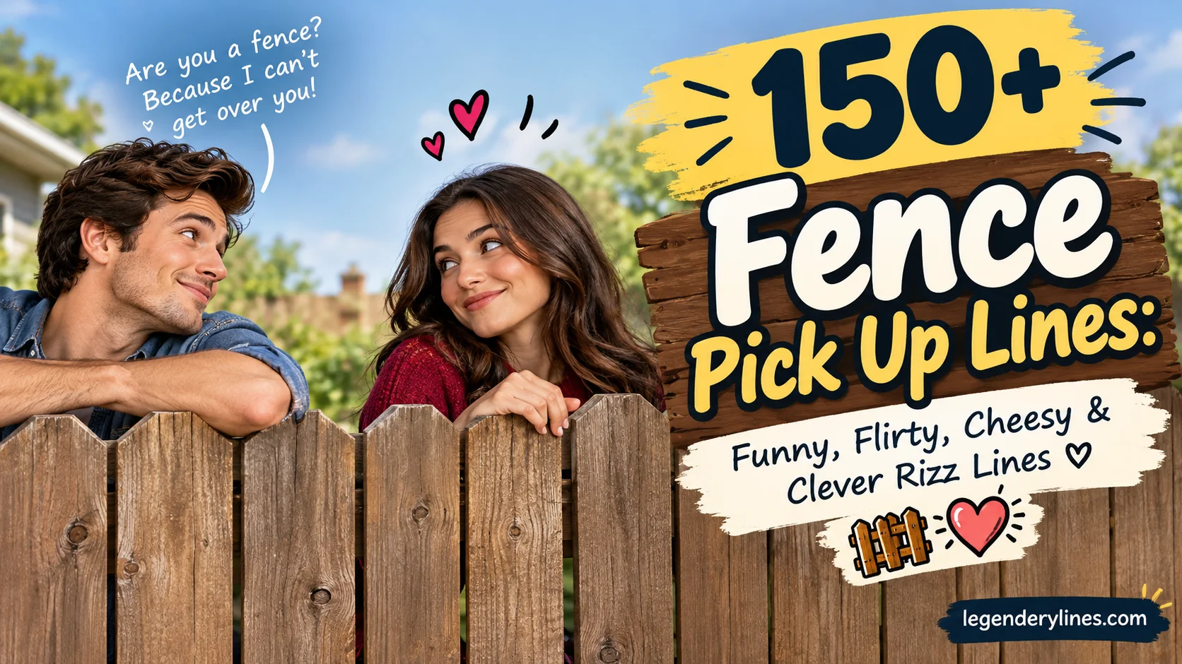 Fence Pick Up Lines