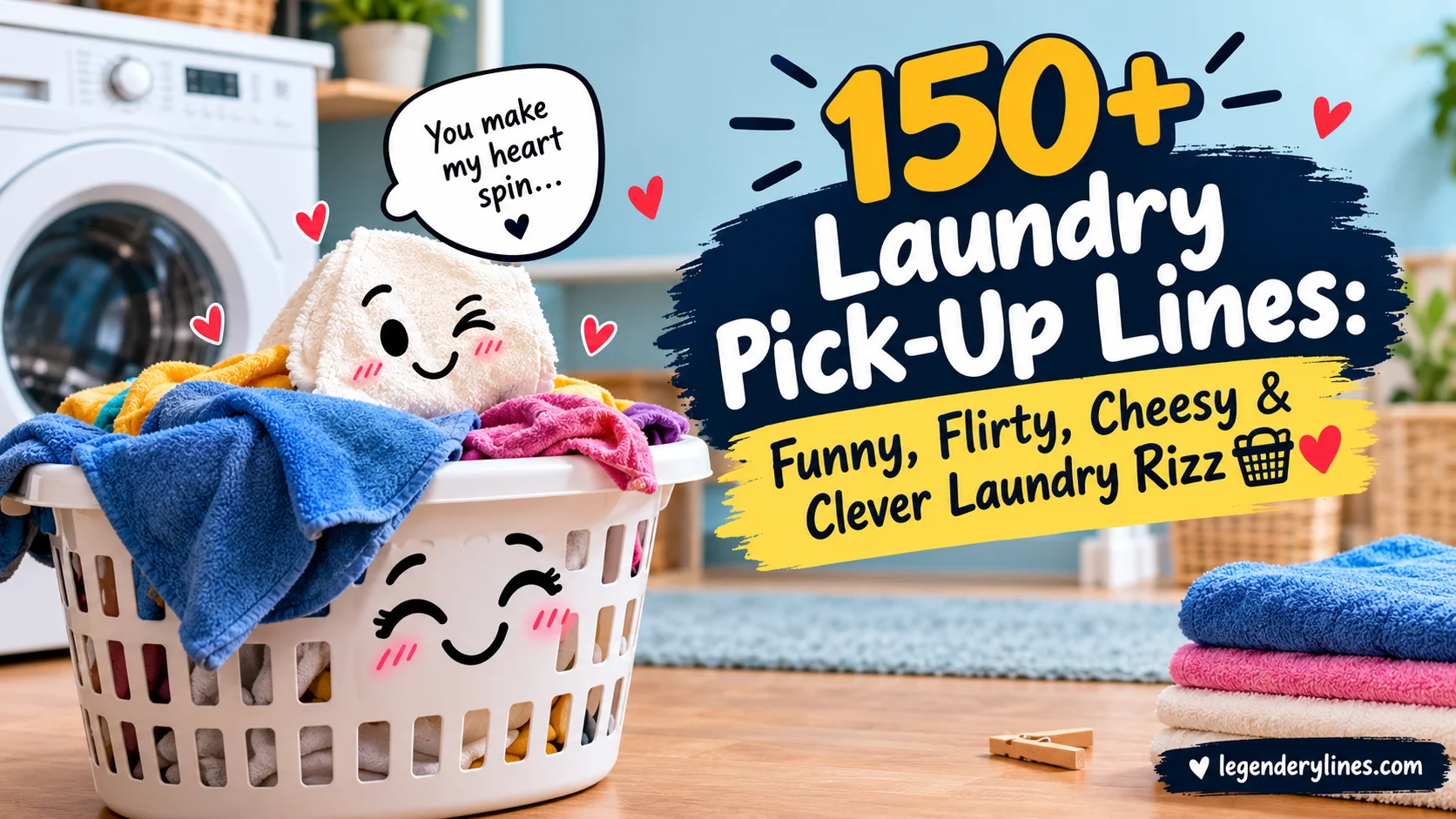 Laundry Pick-Up Lines